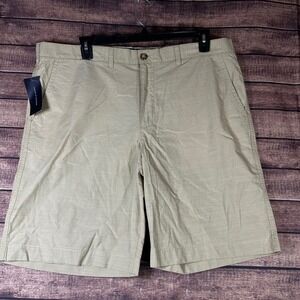 Tommy Hilfiger Mens Classic Fit Chino‎ Shorts Khaki Tan Mallet Size 40 NWT